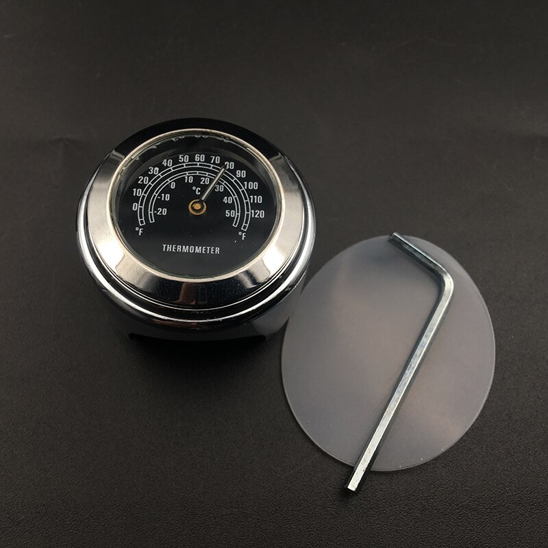 Montre-bracelet pour Moto Honda Yamaha, étanche, 7/8 pouces, guidon, thermomètre, horloge, universel: 2