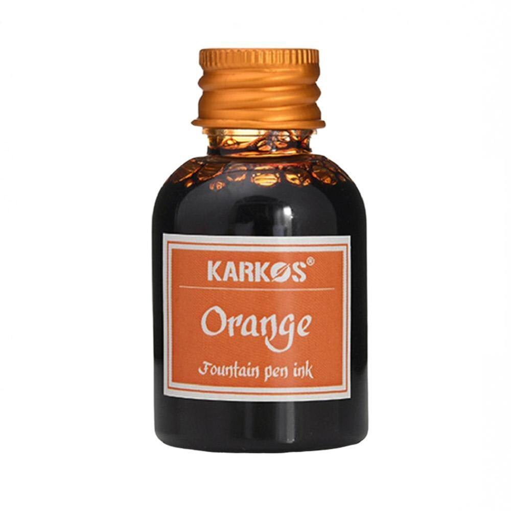 Pure Colorful 30ml Fountain Pen Ink Refilling Inks Stationery School D2E6: orange