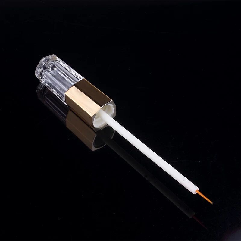 10/30/50PCS 3ml Acrylic Eye Liner Packaging Pen Eyelash Growth Liquid Tube Empty Lip liner Pen Eyeliner Bottle with Thin Brush