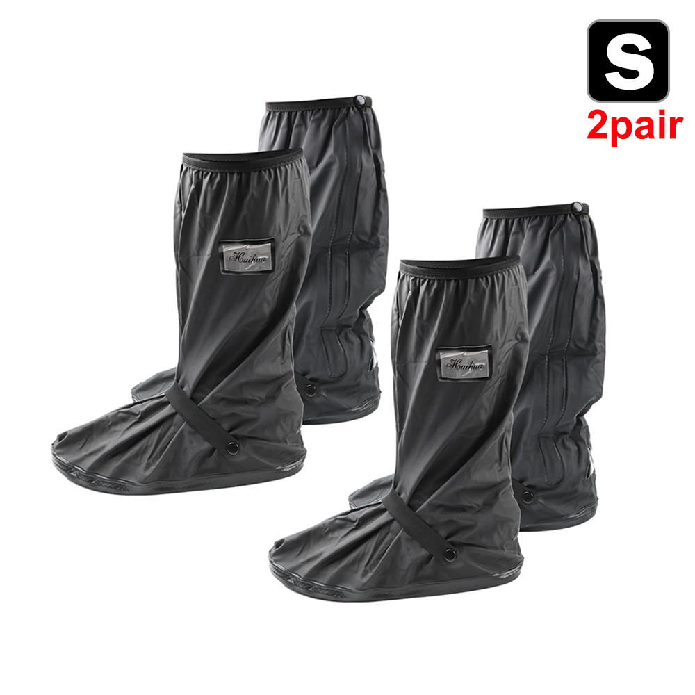 Couvre-chaussures de pluie réutilisables pour moto, Scooter, Dirt Bike, couvre-bottes antidérapants, unisexe, protecteurs de chaussures de vélo pour jours de pluie et de neige
