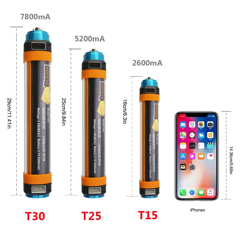 ZK30 lanterne da campeggio ricaricabili USB Powerbank illuminazione portatile IP68 torcia esterna impermeabile luce di emergenza a Led