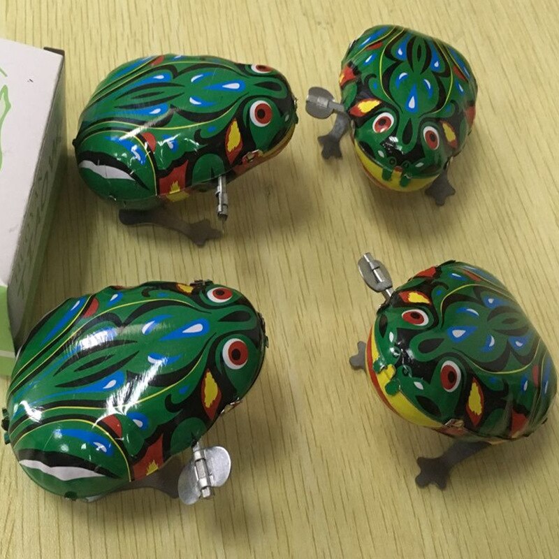 80 s en 90 s klassieke nostalgische speelgoedketting algam kikker veer speelgoedkraam aanbod soepele stuiterende kikker