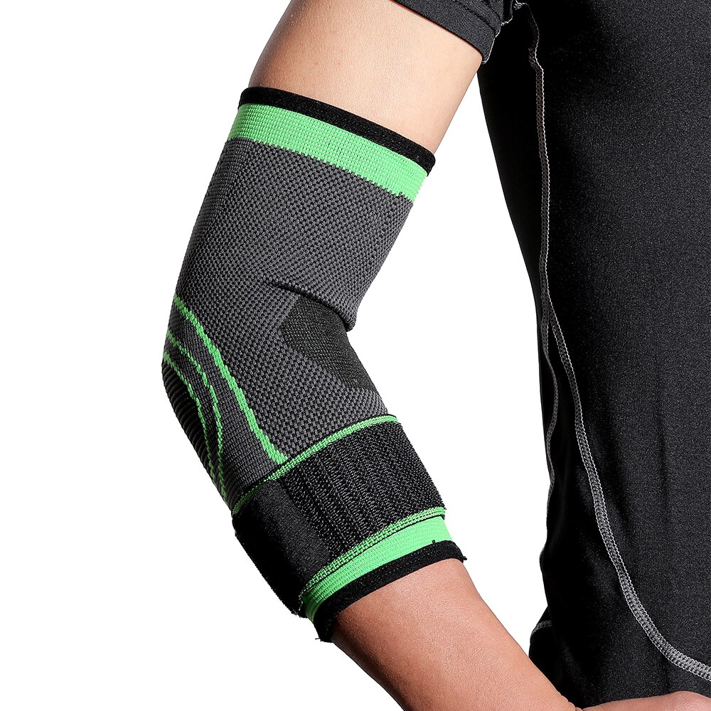 1 stuk sportbandage compressiekous elleboogbrace ondersteuning beschermer voor gewichtheffen artritis volleybal tennis armbrace