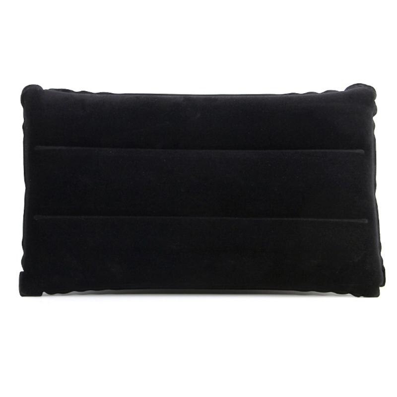 Bequem Ultraleicht Aufblasbare PVC Nylon Luft Kissen Schlaf Kissen Reise Schlafzimmer Wandern Strand Auto Flugzeug Kopf Rest Unterstützung