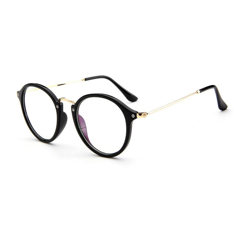 Gafas redondas transparentes con montura transparente para mujer, anteojos para miopía, montura de gafas para hombre, gafas ópticas contra rayos azules,