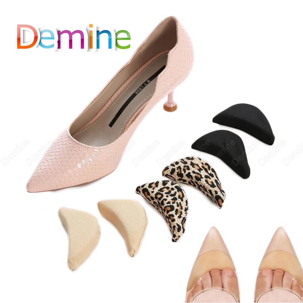 Sponge Forefoot Inserts Pads for Women High Heel Shoes Toe Plug Anti-Slip Shoe Filler Pad Foot Pain Relief Care Cushion Insoles