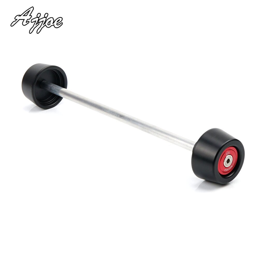 Motor Voor & Achter Vork Wiel Frame Slider Valblokken Voor Ducati Streetfighter 1098 Multistrada 1200 Multistrada 1200S: Front-Red