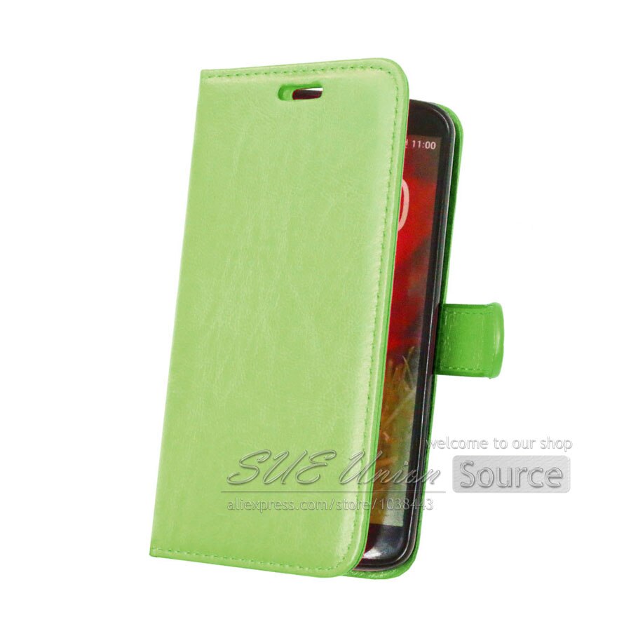 Flip Leather Case for LG G2 Optimus D801 F320 D802 VS980 F340L LS980 LS980S Wallet Stand With Card Holder Cover Fundas Coque: green