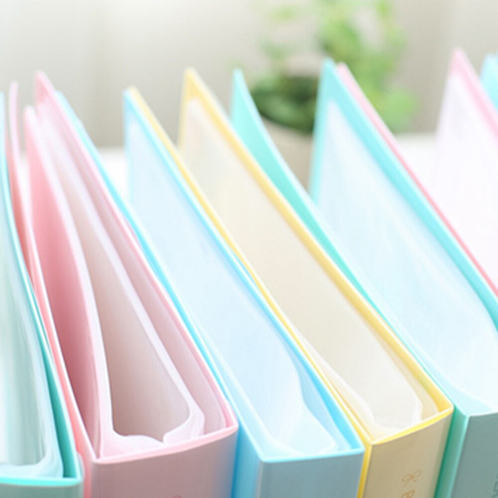 40 Pages A4 Paper Documents Floral File Holders Storage Binder Folder Pouch For Documents Firm Office School Stationery
