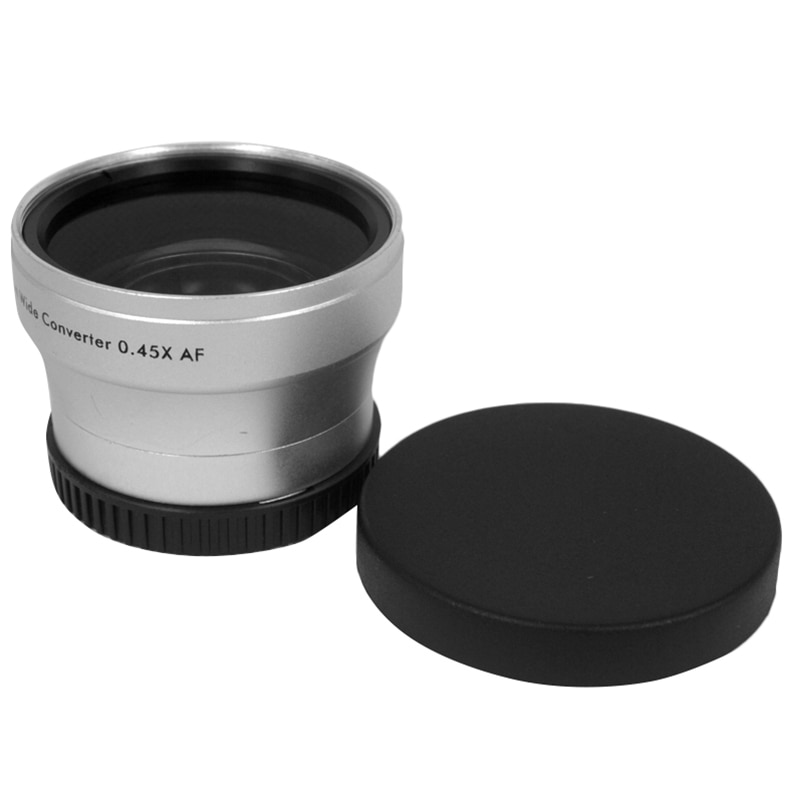 NEWYI High Resolution Camera Camcorder Lens 40.5mm 0.45X WIDE Angle + Macro Conversion LENS 40.5 0.45 Silver