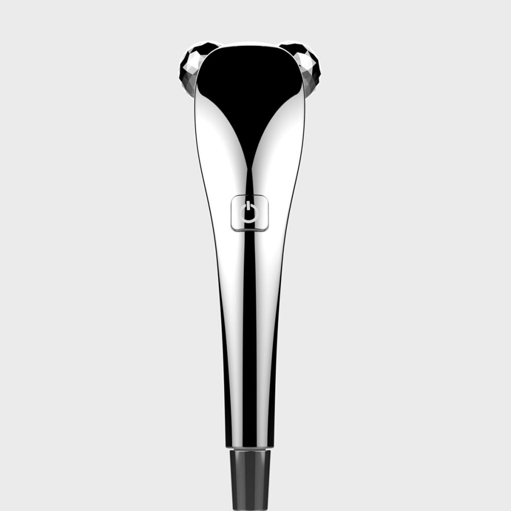 3 Modes Spa Bad Douchekop Dubbele Bal Masseren Regendouche Badkamer Hardware Plastic Handheld Spuit Massager Nozzl
