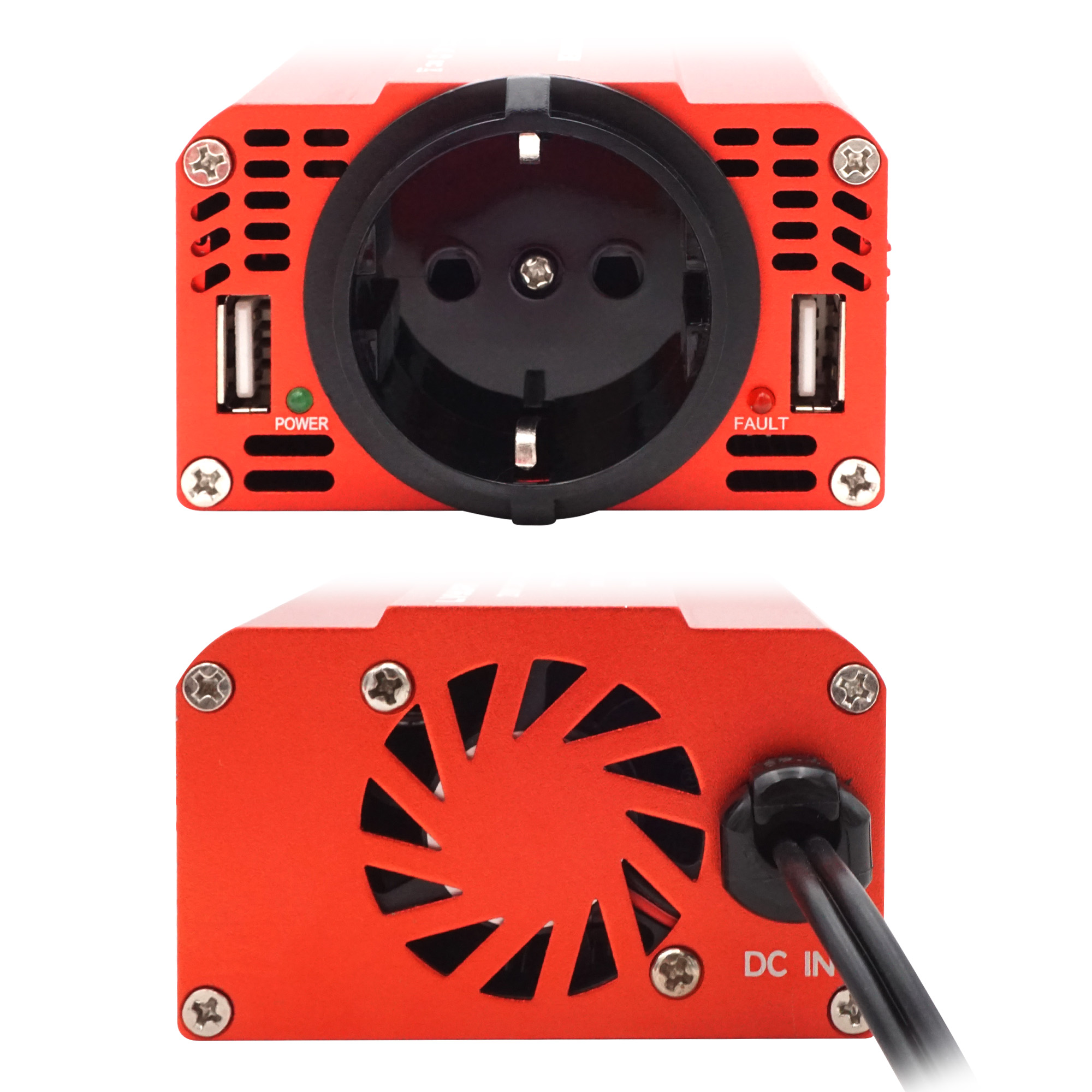Dc 12v to 220v/110v ac auto-omvormers, 300w stroomomvormers, automatische transformator, us/un/eu-aansluiting, dubbele usb-autoadapter, dropsh