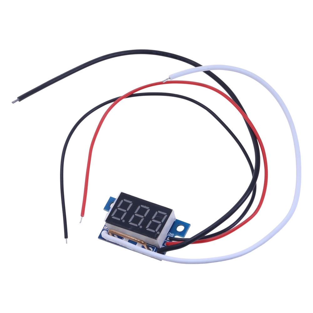 THGS Digital LED Ammeter AMP Panel Power Indicator Ammeter DC0-10A Red