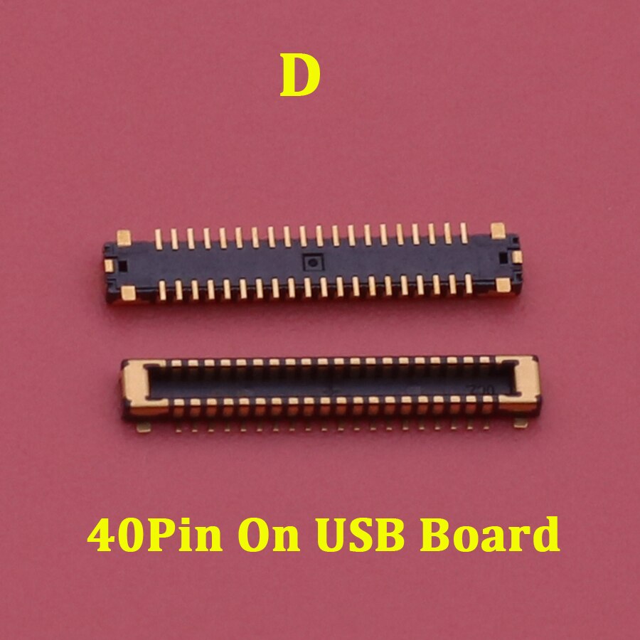 2 Stuks Lcd-scherm Flex Fpc Connector Voor Samsung Galaxy A32 4G A325 A325F 5G A326 A326F a82 A826 Plug On Board 40 78 Pin: D 40pins
