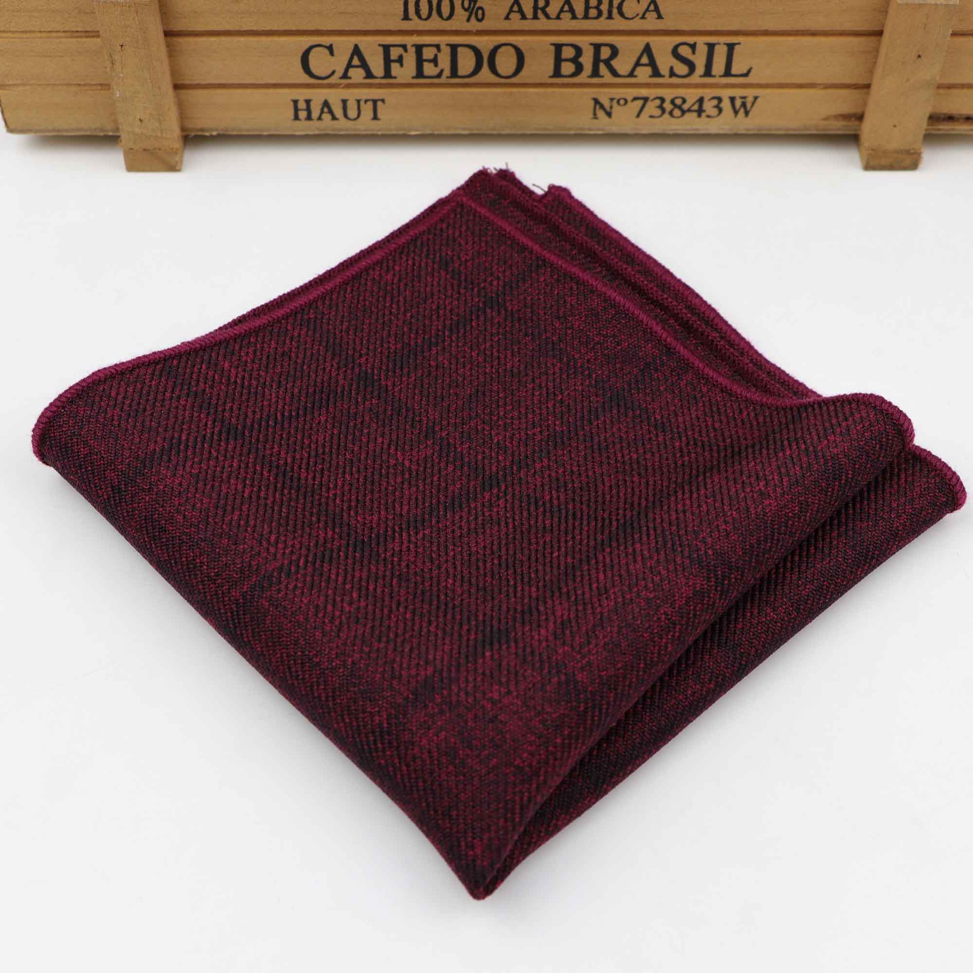 Striped Hankerchief Scarves Vintage Cotton Hankies Plaid Men's Pocket Square Handkerchiefs: 18