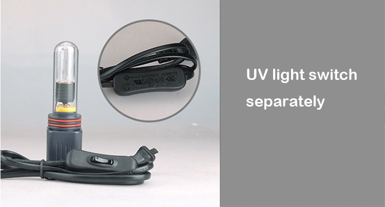 Filtre suspendu pour aquarium, lumière uv submersible 3- en -1 , filtre externe pour aquarium, cascade, écumeur de surface