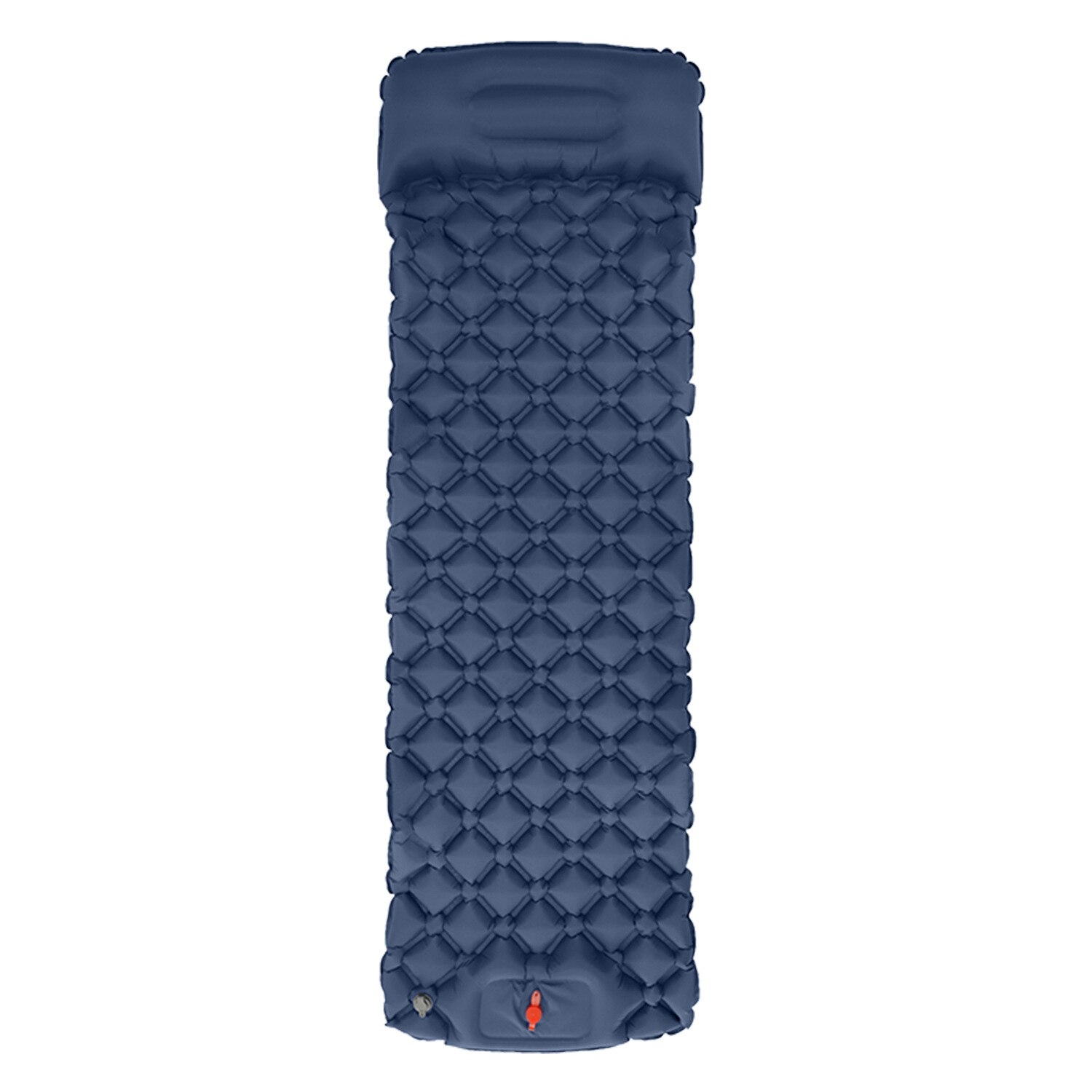 Camping Inflable Air Matras 190*58*5Cm Ingebouwde Voet Inflator Pomp Vouwen Opblaasbare Matras Kamp bed Voor Tent Reizen: A-navy blue