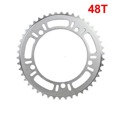 BCD130 39T 44T 48T 53T Fixed Gear Bike Single Folding Bike Chainring Road Bicycle Chain Wheel Bicycle Bike Parts Accessories