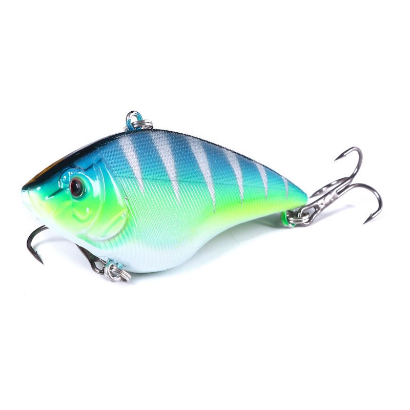 1Pcs 7Cm 16G Vib Vissen Lokken Rattlin Vib Harde Aas Lange Shot Wobbler Crankbait Isca Kunstmatige Baars: C