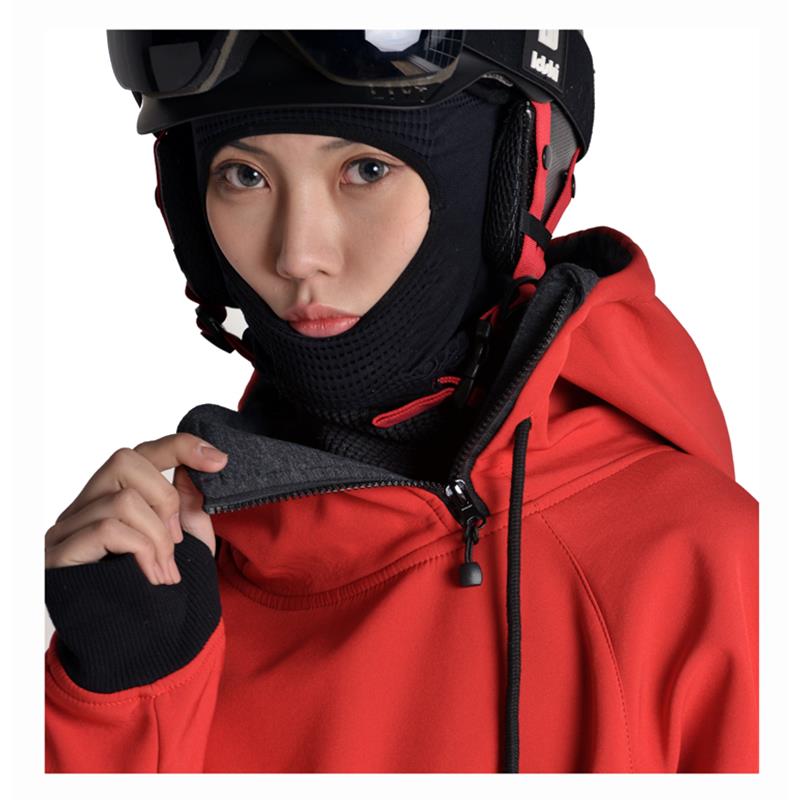 Fortykket kompression ski ansigtsbeskytter ski hovedbeklædning ski anti stil ansigtsbeskytter skidæksel hovedmaske  a7343