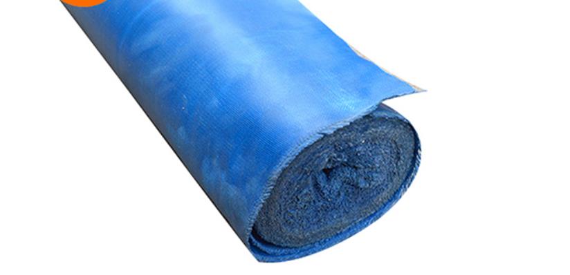 Blauw, Zwart Glasvezel Doek, Brandvertragende Stof Materiaal, Hoge Temperatuur Isolatie Zeildoek. Brandwerende Cover