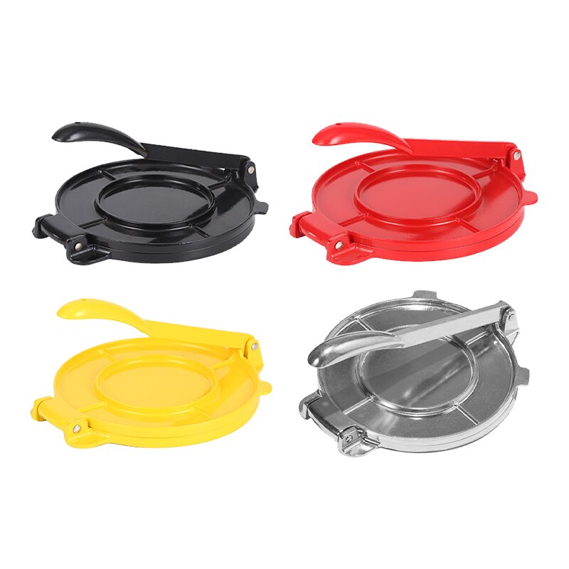 20CM Aluminum Alloy Tortilla Press Maker Foldable Home Kitchen Flour Corn Baking Press Maker DIY Pie Tools Kitchen Accessories