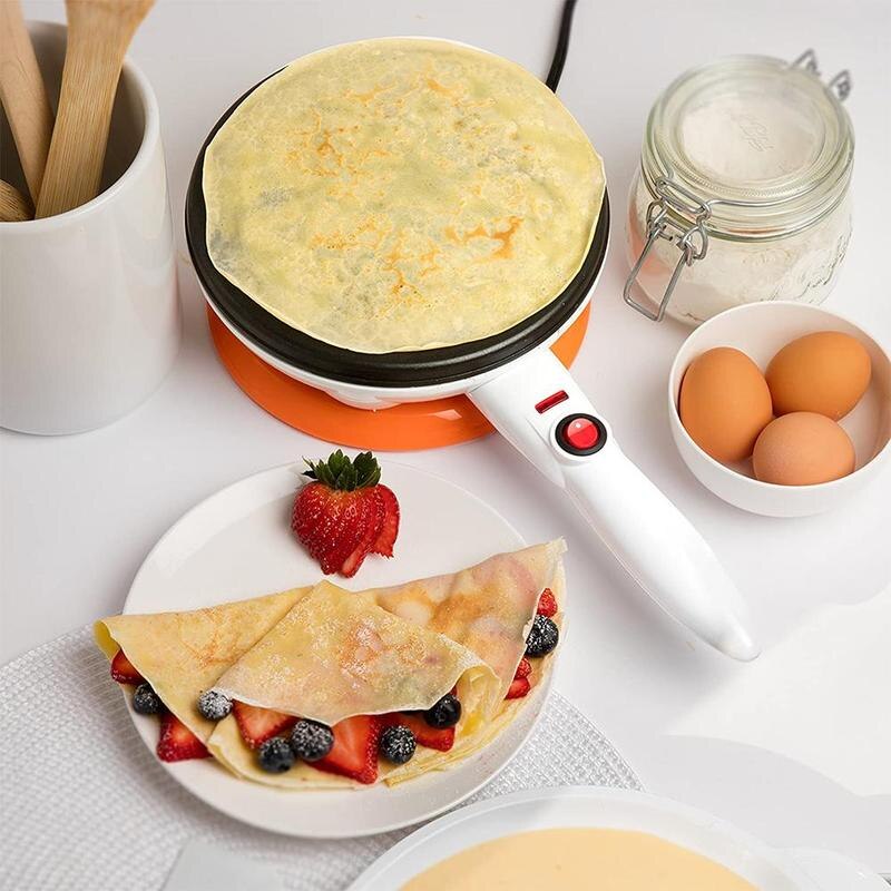 1Pc Multifunctionele Huishoudelijke Pannenkoek Pan Elektrische Maker Pannenkoek Koken Gereedschap Bakplaat Crêpe Keuken Pizza Machine Non-Stic D8X3