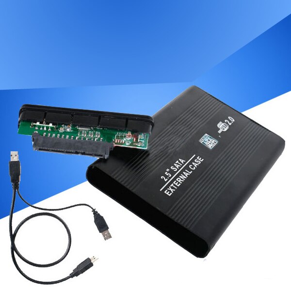 Caja de cierre externo para disco duro delgado de 2,5 pulgadas, adaptador USB SATA S-ATA HDD mc 99 S0228, enviado desde Italia
