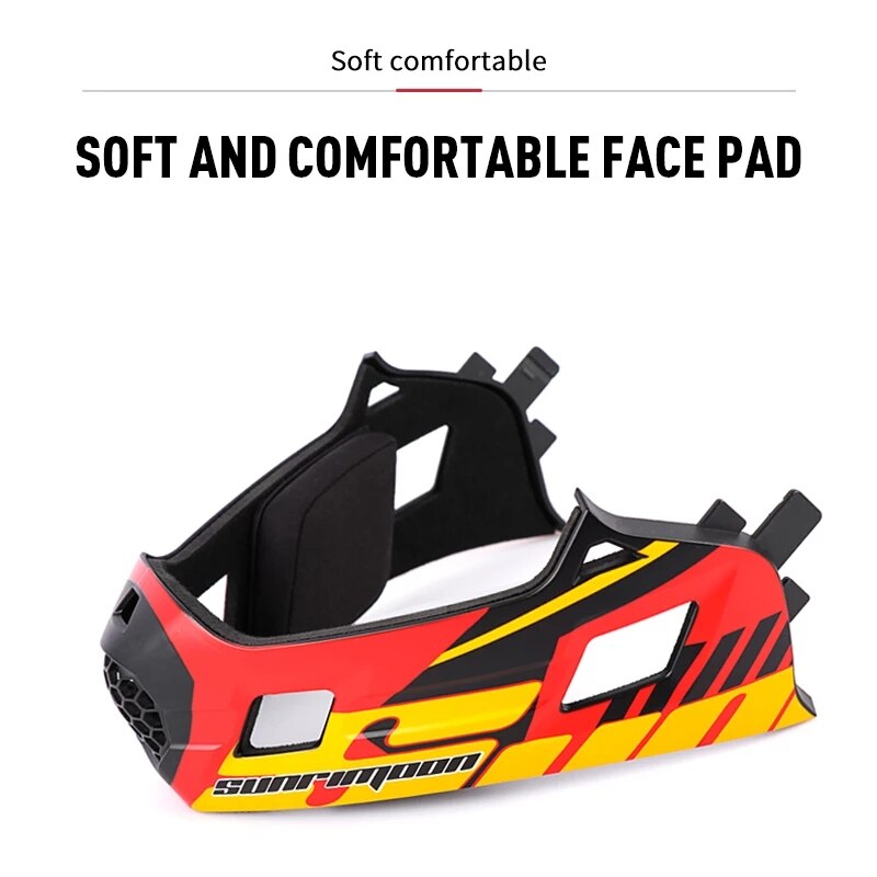 Sunrimoon Full Face bicycle Helmet Kids Detachable Helmet Cycling Outdoor Sports Safety Helmet for Children Skateboarding Roller