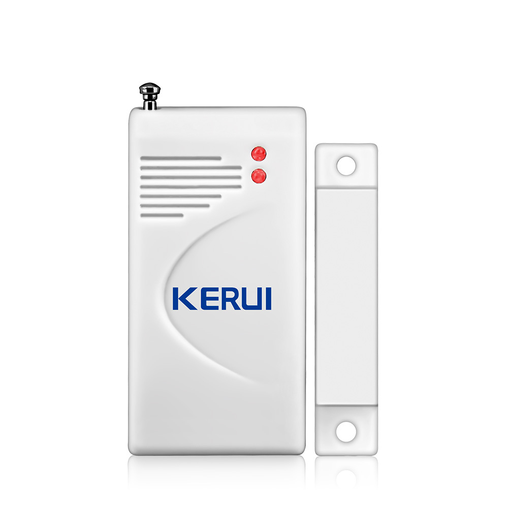 KERUI-Sensor de puerta inalámbrico de 433mhz, alarma de seguridad para el hogar, Detector de Sensor de ventana/puerta para sistemas de alarma W18 W20 K52 WIFI GSM: Morado