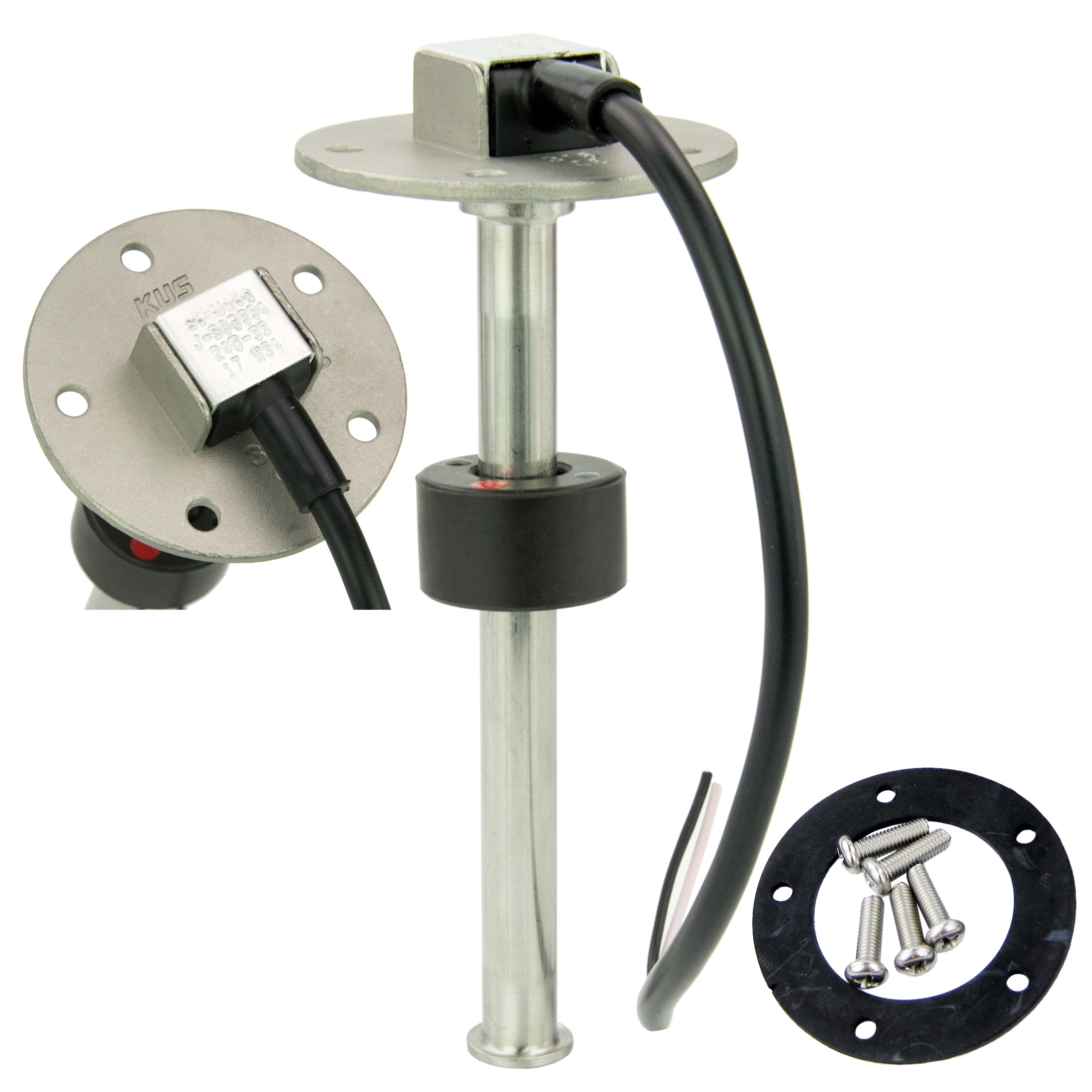 Fuel Level Sending Unit Marine Boat Truck RV Water Level Sensor Gas Tank Sender 240-33 Ohms 150mm