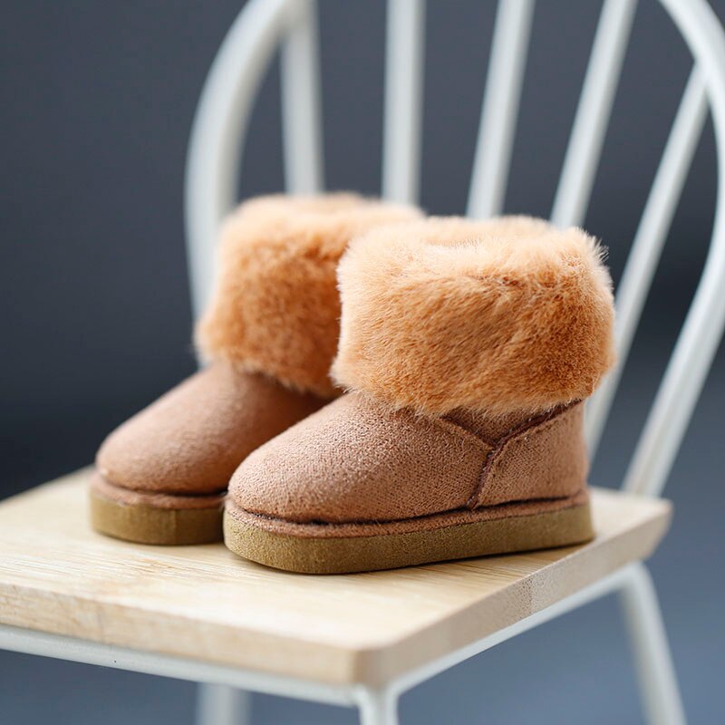 1/6 bjd sd dukkesko snestøvler støvler til yosd , 30cm bjd babytøj tilbehør legetøj dukke sko: Brun