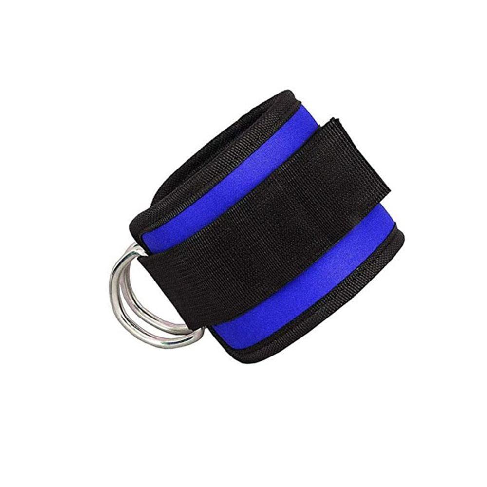 1pair Loop D Buckle Ankle Strap Ankle Straps Fitness Bands Cuffs Neoprene For Cable Machines Resistance Padded Leg Work J6T4