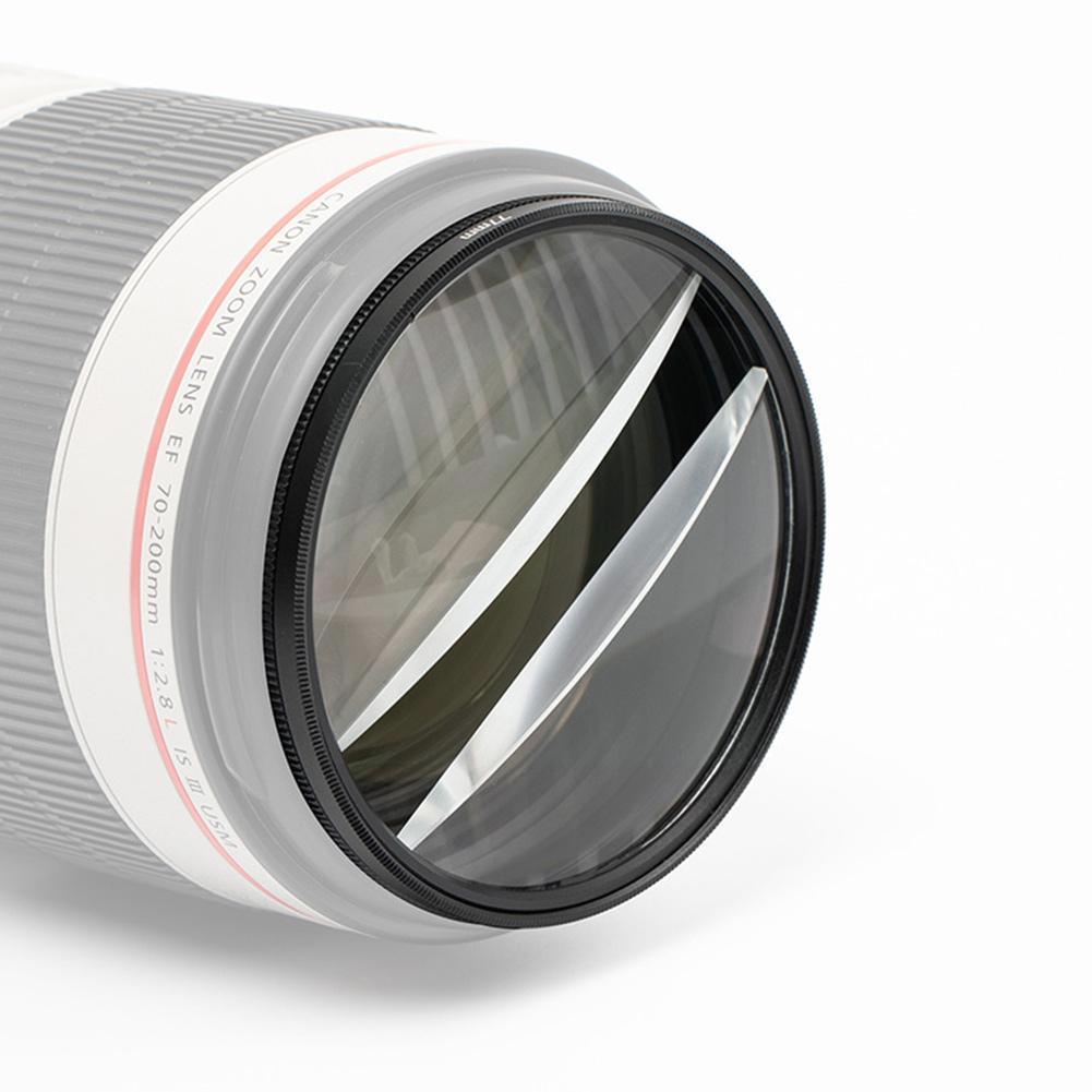 Filtro obiettivo fotocamera diottrie diviso 77mm 82mm 72mm 67mm variabile 58mm prisma accessorio fotocamera 62mm 52mm filtro fotografia Rot P3q1