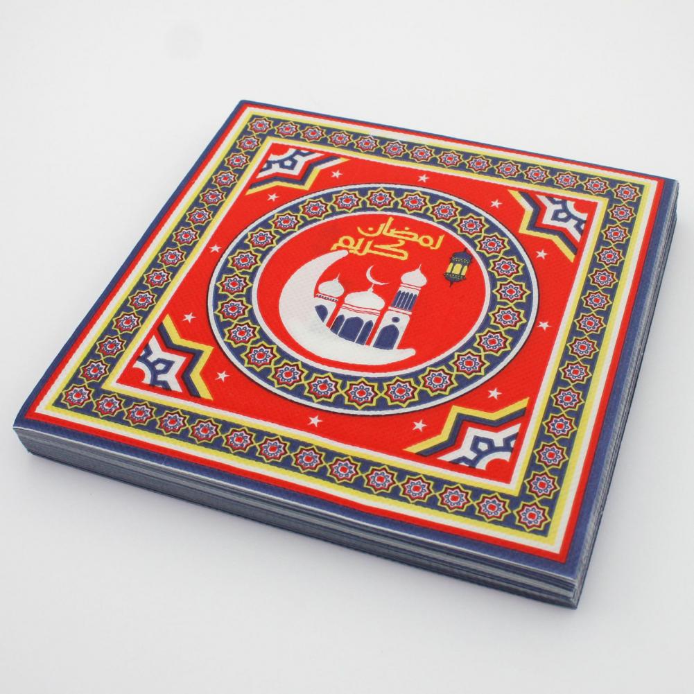 Tear-resistant 20Pcs Special Bar Decoration Paper Towel Clear Details Tissue Paper Lamp Pattern for Cafes