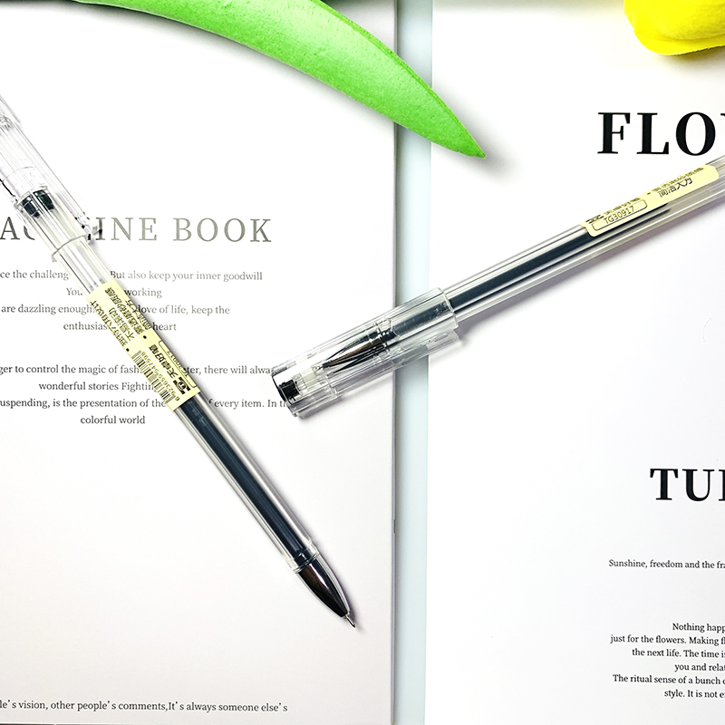 TG30917 Japan Simple Natural Style Pen 0.35mm Gel Pen Black Blue Red Ink School Office Student Exam Writing Stationery Supply