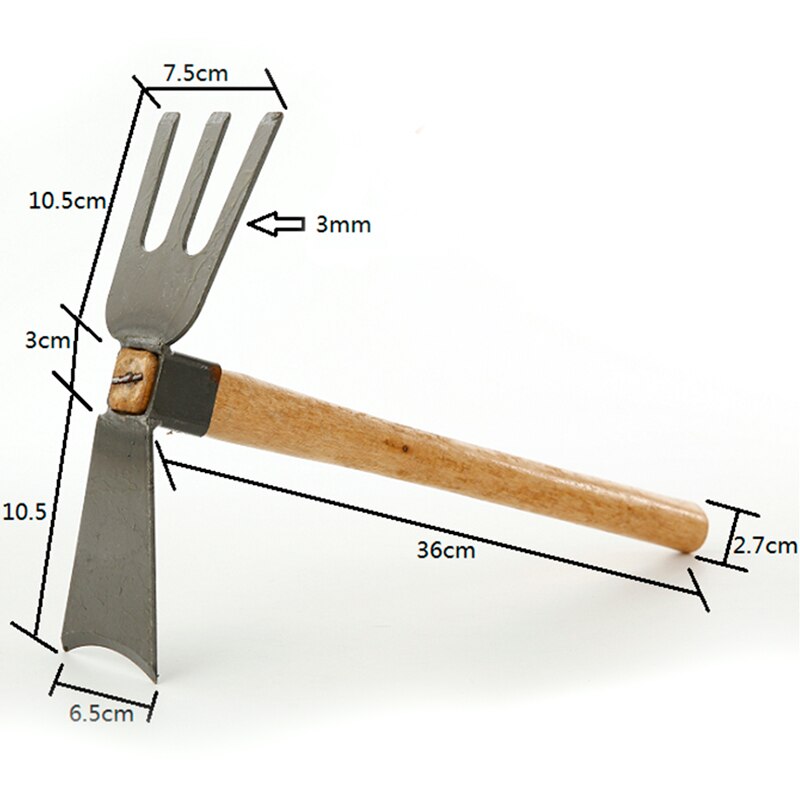outil de jardinage manche en bois houe pour la maison jardin Agriculture Agriculture fleur plantation outils à main