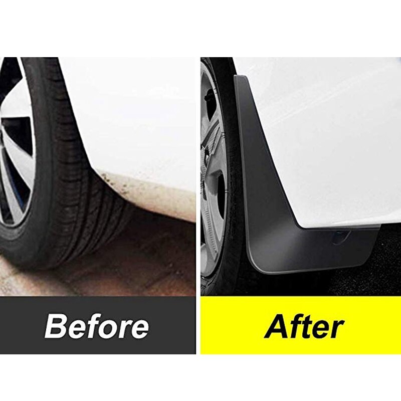 4Pcs ABS Plastics Automobile Fender Mudguards Mud Flaps for Great Wall