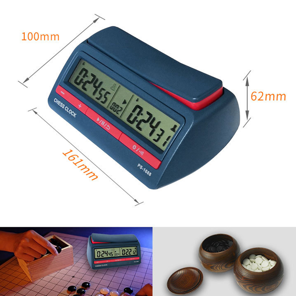 Skakur kinesisk skak / go / skakspil timerur spilleur skak digital timer brætspilsur