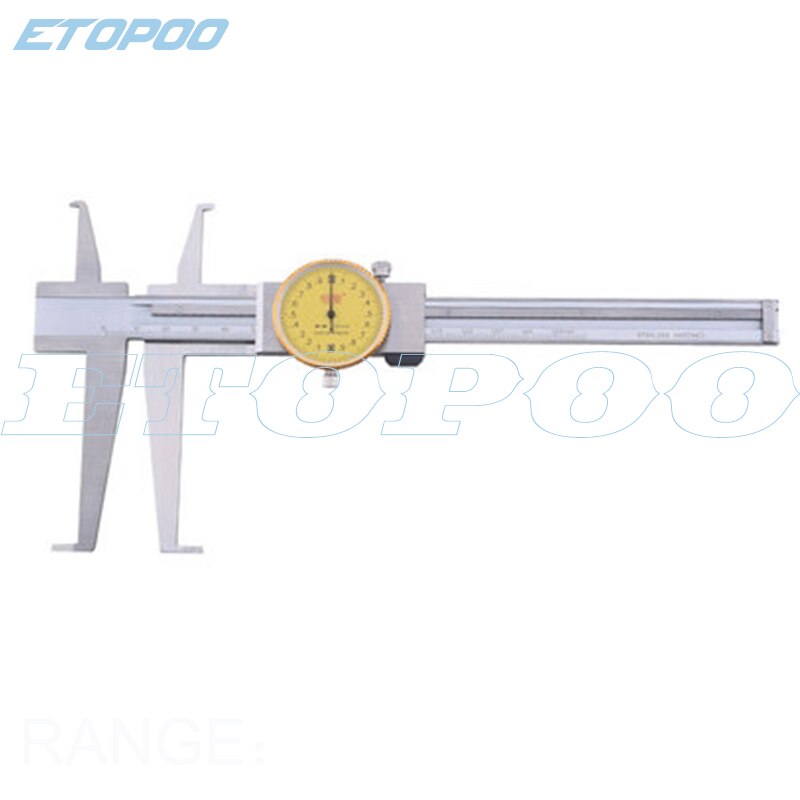 thumbnail image 2 of YMGSCC Vernier Caliper Claw Ca 9-150/9-200mm Long Claw Internal Groove Caliper For Inner Hole Diameter Measuring Tool Gauge Ruler(9-150MM 2 of 12