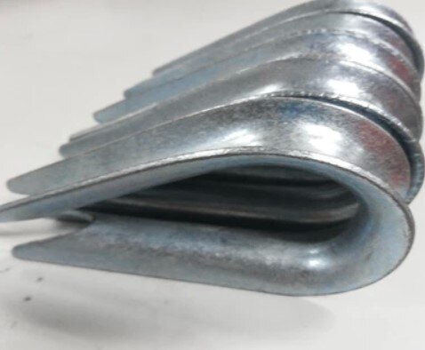 M18--M25 galvanized steel wire rope thimble part ring rigging hardware