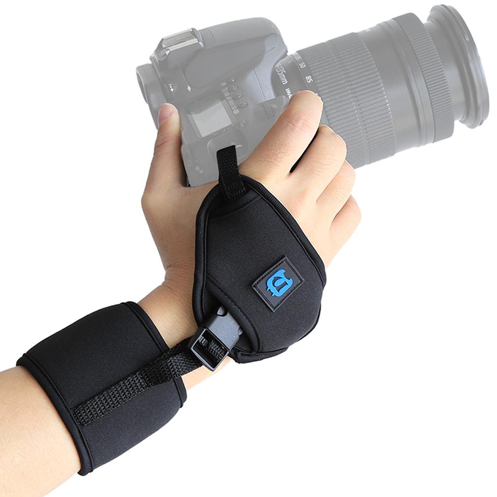 Soft Camera Wrist Strap Handgreep Lanyard Met 1/4 Schroef Mount Voor Slr Dslr Canon Sony Nikon Camera Accessoires