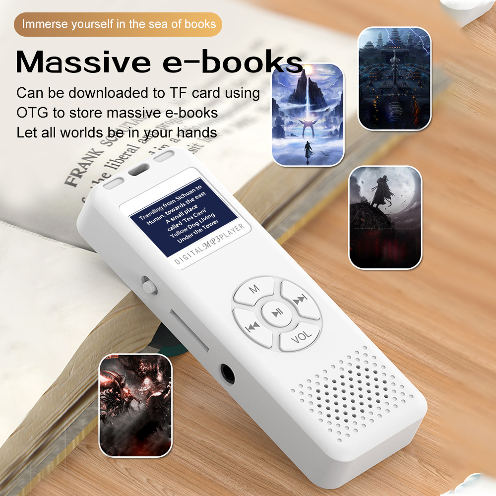 Digitale Audio Voice Recorder LED-kleurenscherm A-B Herhaal Draagbare Recorder MP3 Voor Interview Zakelijk Ondersteuning tot 64G