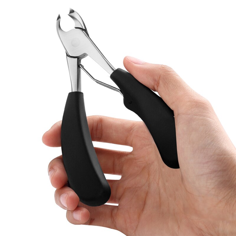 Tijeras negras para cutículas de pies, cortauñas para el cuidado de los pies, cortauñas, de paroniquia cortauñas, herramienta de removedor de manicura NT117