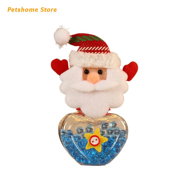 Kerst Snoep Behandelen Jar Kerstman Pop Chocolade Container Xmas Fles: SC-LB