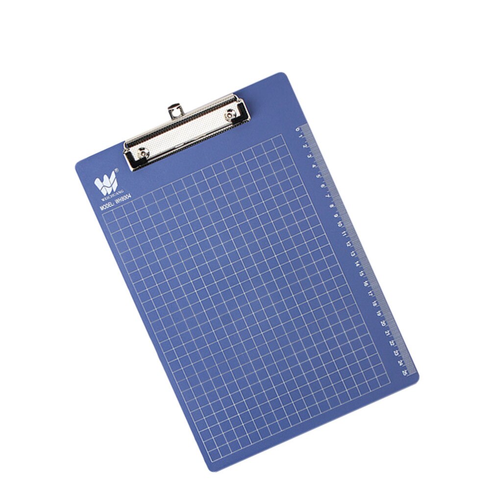 3pcs Writing Clip Board Hanging Menu Order Writing Board Holder for Writing Use A4 (Blue)
