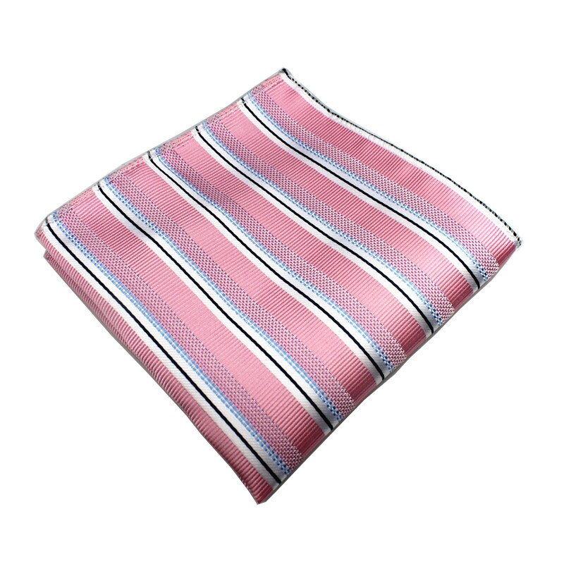 Mouchoir en soie Plaid tissé motif Paisley Hanky pour hommes, pochettes carrées, idéal pour les affaires, mariage