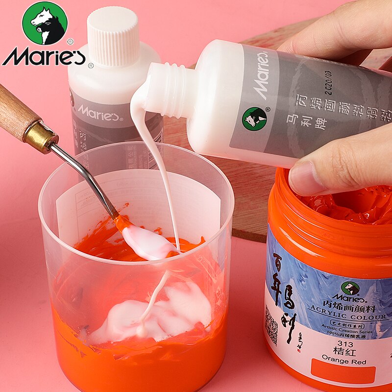 1 Bottle Marie’s Acrylic Fluid Flow Medium 100ml Matte Drawing Tool For Artist DIY Art Supplies
