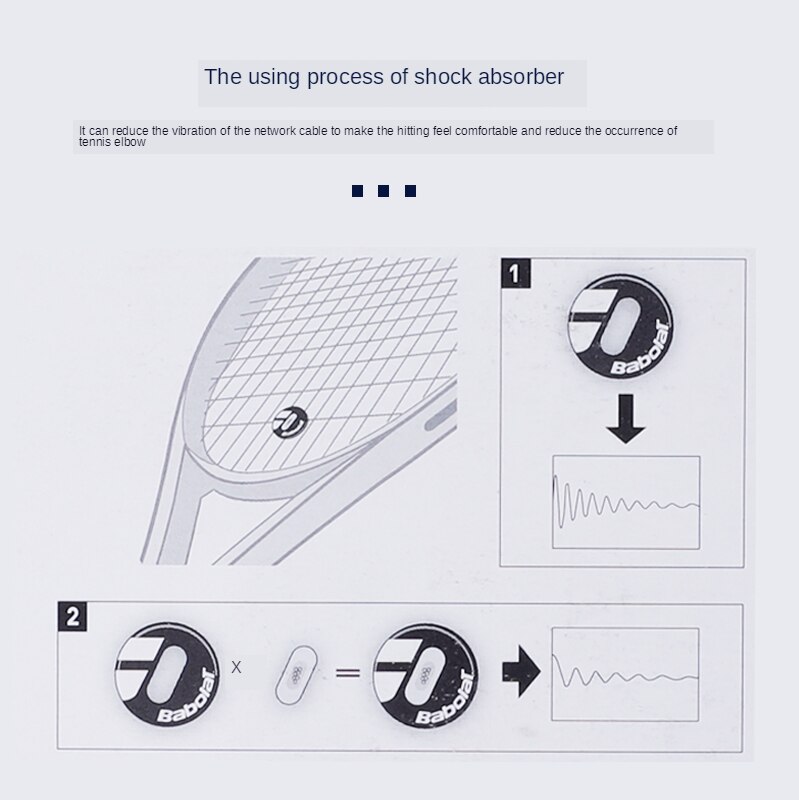Babolat amortecedor de silicone para raquete de tênis, amortecedor de silicone para amortecimento da raquete de tênis, amortecedor umedecido
