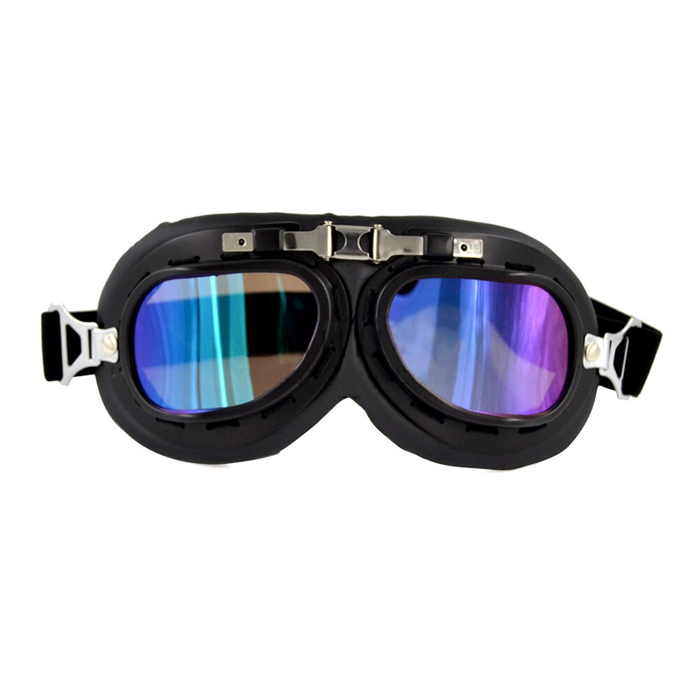 BJMOTO-Gafas transparentes Retro para motocicleta, lentes Antiparras para casco de estilo Harley, Antiparras y Motocross: UV Goggles